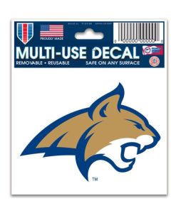 Wincraft Inc. Pepline Div Wincraft Montana State Bobcats 3"x4" Multi Use Decal 19167017MSU