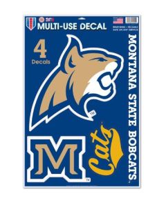 Wincraft Inc. Pepline Div Wincraft Montana State Bobcats 11x17 Multi-Use Decal 42594014MSU