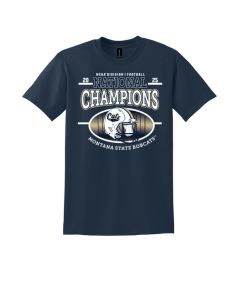 Montana State Bobcats National Champions S/S Tee 8000MSUNC3