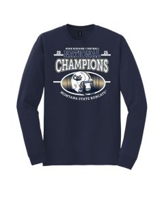 Montana State Bobcats National Champions L/S Tee 8400MSUNC3