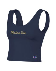 Champion Montana State Bobcats Women's Scoop Crop Tank C6067MSU1144