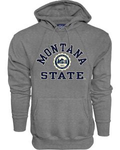 Blue 84 Montana State Bobcats Sanded Fleece Hood MFPHMSU26