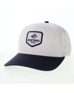 Legacy Athletic Legacy Montana State Bobcats Fashion Color Cap MPSMSU2521-WHITE/NAVY-ADJ