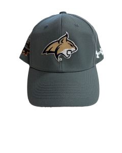 Gear for Sports Under Armour Montana State Bobcats National Champions Twill Cap UH415MMSUNC25-GREY-ADJ