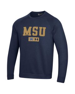 Under Armour Montana State Bobcats Rival Fleece Crew UM0710MSU3283