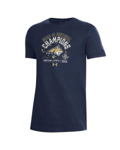 Under Armour Youth Montana State Bobcats National Champions Cotton S/S Tee UY0706MSUNC