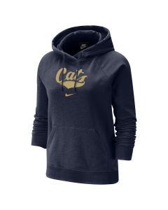 Montana State Youth Gold Fleece Hoodie Arched MSU w/ Bobcat Head